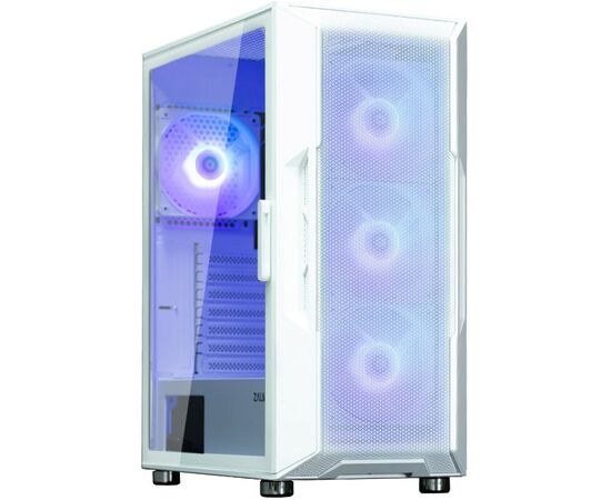  Корпус ZALMAN I3 Neo ARGB White, ATX, Front Mesh, Window, 2x3.5", 3x2.5", 1xUSB2.0, 2xUSB3.0, Front 3x120mm ARGB, Rear 1x120mm ARGB 