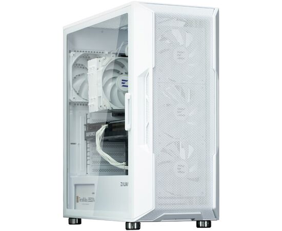  Корпус ZALMAN I3 Neo ARGB White, ATX, Front Mesh, Window, 2x3.5", 3x2.5", 1xUSB2.0, 2xUSB3.0, Front 3x120mm ARGB, Rear 1x120mm ARGB 